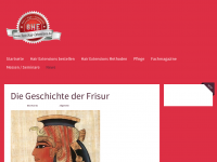 Screenshot des Blogs Best Hair Extensions und Haarverlängerungen
