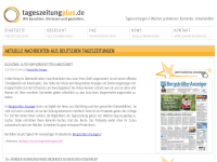 Screenshot des Blogs Tageszeitung-Plus Blog