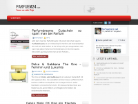 Screenshot des Blogs Parfuem24