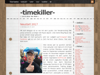 Screenshot des Blogs -timekiller-