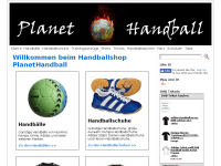 Screenshot des Blogs Handballnews bei PlanetHandball.de