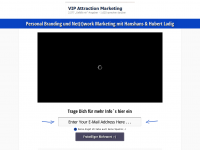 Screenshot des Blogs Attraction Marketing