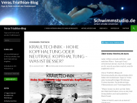 Screenshot des Blogs Veras Triathlon-Blog