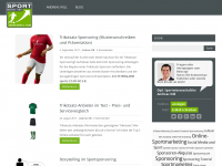 Screenshot des Blogs andreaswill.com – Sportmarketing und Sponsoring