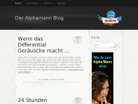 Screenshot des Blogs Alphamann-Blog.Com