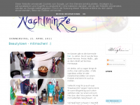 Screenshot des Blogs Nachtminze