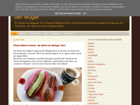 Screenshot des Blogs der Muger