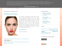 Screenshot des Blogs The Make Up Chest