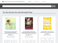 Screenshot des Blogs Das Gesetz der Anziehung