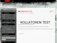Screenshot des Blogs Wien4You