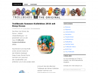Screenshot des Blogs Trollbeads das Original