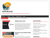 Screenshot des Blogs Data-Bla – Internet, Computer und Software