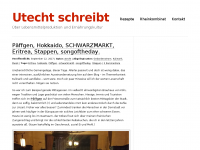 Screenshot des Blogs Utecht schreibt