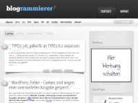 Screenshot des Blogs Blogrammierer – Webentwicklung, Seo, E-Commerce