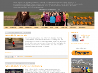 Screenshot des Blogs Runtasia