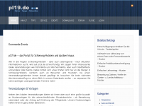 Screenshot des Blogs Pl19.de | Aktuelles aus verschiedenen Bereichen