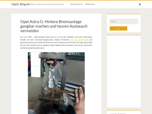 Screenshot des Blogs Opelz-Blog