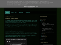Screenshot des Blogs Duracell DnB Bass Arena