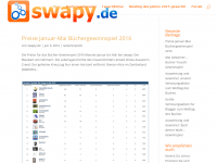 Screenshot des Blogs swapy.de Blog