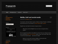 Screenshot des Blogs Prapagonda
