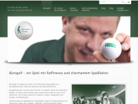 Screenshot des Blogs Bürogolf-Turnier