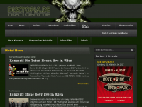 Screenshot des Blogs Disctopia Metalblog