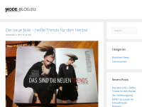 Screenshot des Blogs Modemagazin Mode-Blog.eu