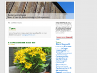Screenshot des Blogs Garten und grillen. Über Garten und Grills.