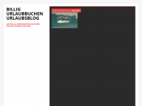 Screenshot des Blogs Urlaubsblog