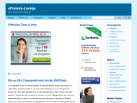 Screenshot des Blogs eFinance-Lounge