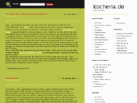 Screenshot des Blogs kocheria.de