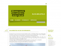 Screenshot des Blogs Blog Bielefeld