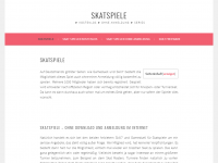 Screenshot des Blogs Skatspiele