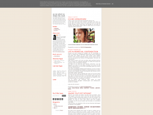 Screenshot des Blogs as we wind on down the road