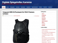 Screenshot des Blogs Digitale Spiegelreflex
