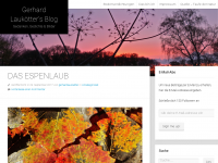 Screenshot des Blogs Gerhard Laukötter’s Blog