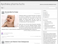 Screenshot des Blogs Apotheke pharma-fuchs