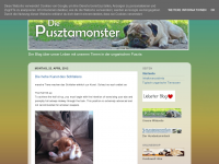Screenshot des Blogs Der Pusztamonster-Blog