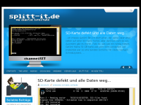 Screenshot des Blogs splitt-it.de