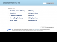 Screenshot des Blogs BlogForMoney.de