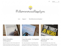 Screenshot des Blogs Mittsommernachtsspitzen