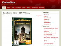 Screenshot des Blogs Kinder Filme