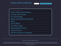Screenshot des Blogs Der Traum vom reich werden