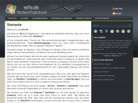 Screenshot des Blogs Windows 7 optimieren