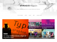 Screenshot des Blogs MAGIX Magazin
