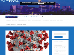 Screenshot des Blogs facto24
