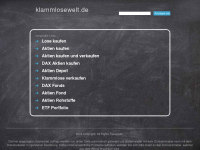Screenshot des Blogs Klammlosewelt