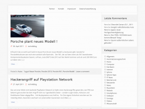 Screenshot des Blogs Technikblog.org Alles aus der Welt der Technik