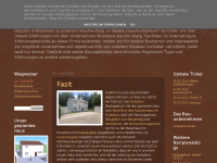 Screenshot des Blogs Das Noriplana Bautagebuch