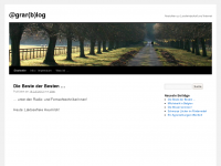 Screenshot des Blogs @grar(b)log